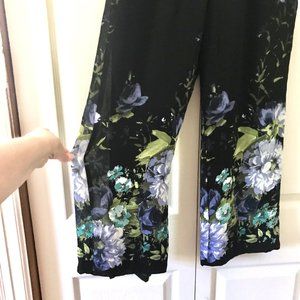 Carol Anderson Vintage Multi Color Floral Pants SP